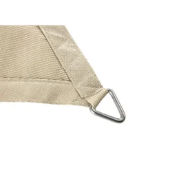 Zonwering-Shadow Comfort  Waterdicht vierkant schaduwdoek 300 x 300 cm sand