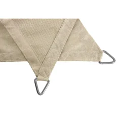 Shadow Comfort  Waterdicht driehoek schaduwdoek 400 x 400 x 400  cm sand< Zonwering