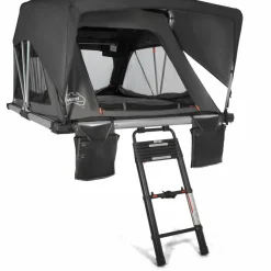 2-Persoons Tent|Tunneltenten-Sheepie Yuna 2.0 140 daktent black grey