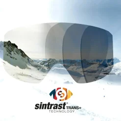 Sinner MOHAWK skibril SINTEC trans+ matte black< Skibrillen|Wintersport