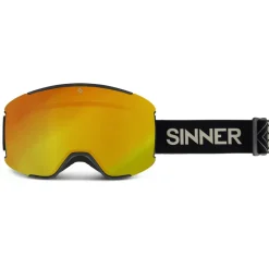 Skibrillen|Wintersport-Sinner SNOWFLAKE skibril orange mirror black