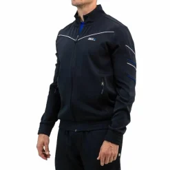 Tenniskleding-Sjeng Sports  Alistar trainingsjack heren dark blue