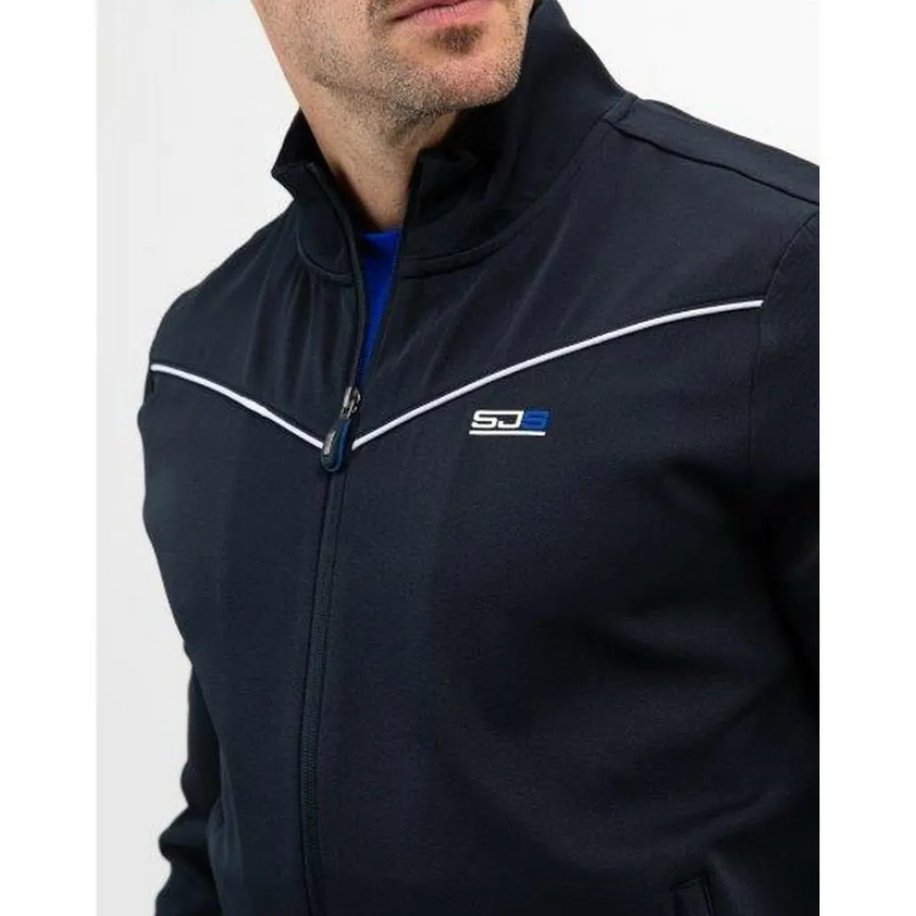Tenniskleding-Sjeng Sports  Alistar trainingsjack heren dark blue