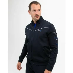 Tenniskleding-Sjeng Sports  Alistar trainingsjack heren dark blue