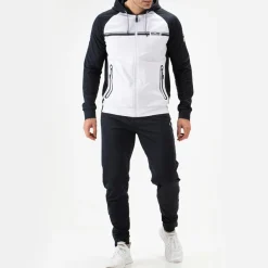 Sjeng Sports  Anzel trainingsjack heren real white< Tenniskleding