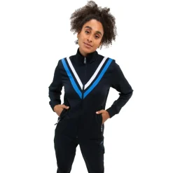 Tenniskleding-Sjeng Sports  Aveli trainingsjack dames dark blue