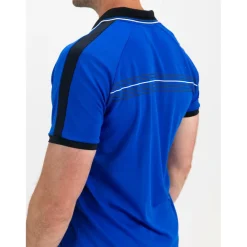 Sjeng Sports  Celio tennispolo heren blue neon< Tenniskleding