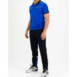 Sjeng Sports  Celio tennispolo heren blue neon< Tenniskleding
