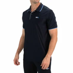 Sjeng Sports  Cense tennispolo heren dark blue< Tenniskleding