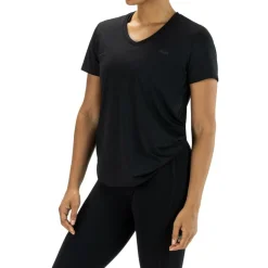 Tenniskleding-Sjeng Sports  Ines tennisshirt dames black