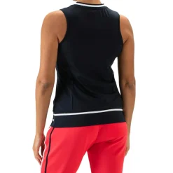 Sjeng Sports  Jayda tennis tanktop dames dark blue< Tenniskleding
