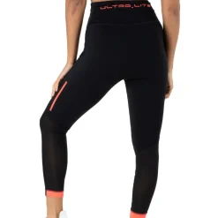 Hardloopkleding-Sjeng Sports  Penny 7/8 hardloopbroek dames black heat aop