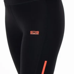 Hardloopkleding-Sjeng Sports  Penny 7/8 hardloopbroek dames black heat aop