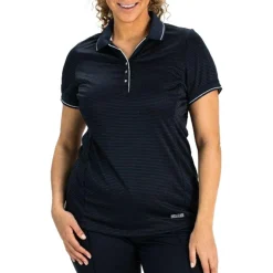 Sjeng Sports  Slam plus size tennispolo dames dark blue< Shirts, Polo's & Blouses