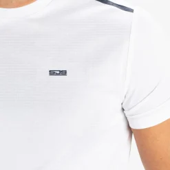 Tenniskleding-Sjeng Sports  Tex tennisshirt real white