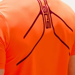 Sportshirt-Sjeng Sports  Udolf shirt heren shocking orange