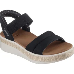 Skechers Slip-ins: BOBS Sun Ray sandalen dames black< Sandalen