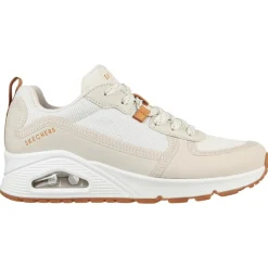 Skechers Uno - Layover schoenen dames gebroken wit< Schoenen