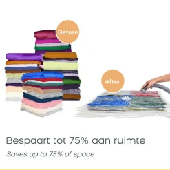 Space Buddy  Vacuüm opbergzakken reisset 7-delig< Koffer Accessoires|Fietsartikelen