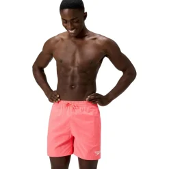 Zwembroek-Speedo Essential Solid zwembroek heren neon coral