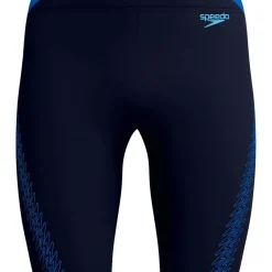 Speedo Hyperboom Splice Jammer zwemboxer heren navy blue< Zwembroek