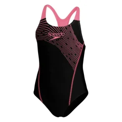 Speedo Medley Logo Medalist badpak junior black pink< Badpakken