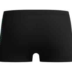 Zwembroek-Speedo Plastisol Placement zwemboxer junior black green