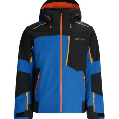 Ski Jassen|Wintersport-Spyder Leader winterjas heren cobalt