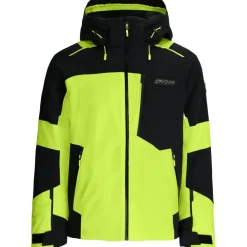 Spyder Leader winterjas heren lime< Ski Jassen|Wintersport