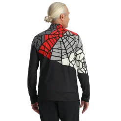 Spyder Legacy Half Zip skipully heren black< Skipullies|Wintersport