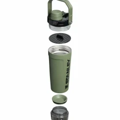 Drinkflessen-Stanley PMI  Active Shaker thermosbeker 600 ml dried pine