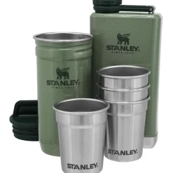 Drinkflessen-Stanley PMI  Adventure Shotglass Classic drinkfles  set hammertone green
