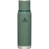 Drinkflessen-Stanley PMI  Adventure To-Go thermosfles 1 liter hammertone green