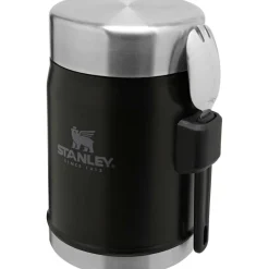 Lunchboxen & Bekers-Stanley PMI  Classic Legendary +spork lunchpot 400 ml  matte black pebble