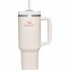 Drinkflessen-Stanley PMI  Quencher H2.0 Flowstate thermosbeker 1,2 liter rose quartz