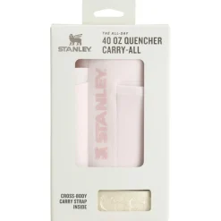 Drinkflessen-Stanley PMI  The All Day Quencher Carry All draagtas 1,2 liter rose quartz
