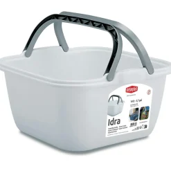 Emmers & Bakken-Stefanplast Vierkante afwasteil met hengsels 14 liter assorti