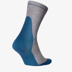 STOX Energy Socks  Merino Hiking wandel compressiesokken dames silver grey teal< Wandelsokken|Wandelsokken
