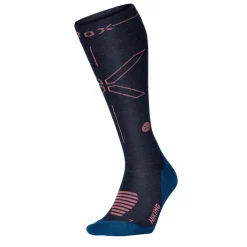 STOX Energy Socks  Merino Hiking wandel compressiesokken dames dark blue coral< Wandelsokken|Wandelsokken