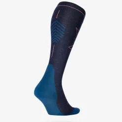 STOX Energy Socks  Merino Hiking wandel compressiesokken dames dark blue coral< Wandelsokken|Wandelsokken