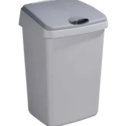 Emmers & Bakken-Sunware Delta prullenbak met klep 25 liter grijs