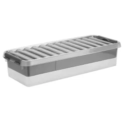 Opbergboxen & Kratten-Sunware Q-Line Multi opbergbox 6,5 liter transparant metaal