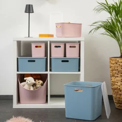 Opbergboxen & Kratten-Sunware Sigma Home opbergmand 27 liter roze