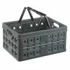 Opbergboxen & Kratten-Sunware Square Folda vouwkrat met handgreep 32 liter  antraciet