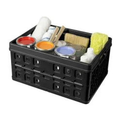 Opbergboxen & Kratten-Sunware Square vouwkrat 46 liter zwart