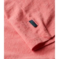 Superdry Essential Logo shirt heren punch pink marl< Shirts, Polo's & Blouses