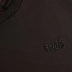 Shirts, Polo's & Blouses-Superdry Essential shirt heren carbon black