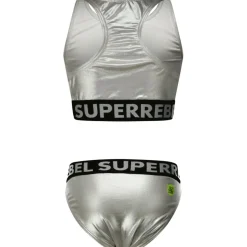 SuperRebel Carmel bikini junior silver foil< Bikini