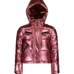 SuperRebel SPICY winterjas junior pink metallic< Ski Jassen|Wintersport