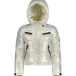SuperRebel SPICY winterjas junior winter white< Ski Jassen|Wintersport